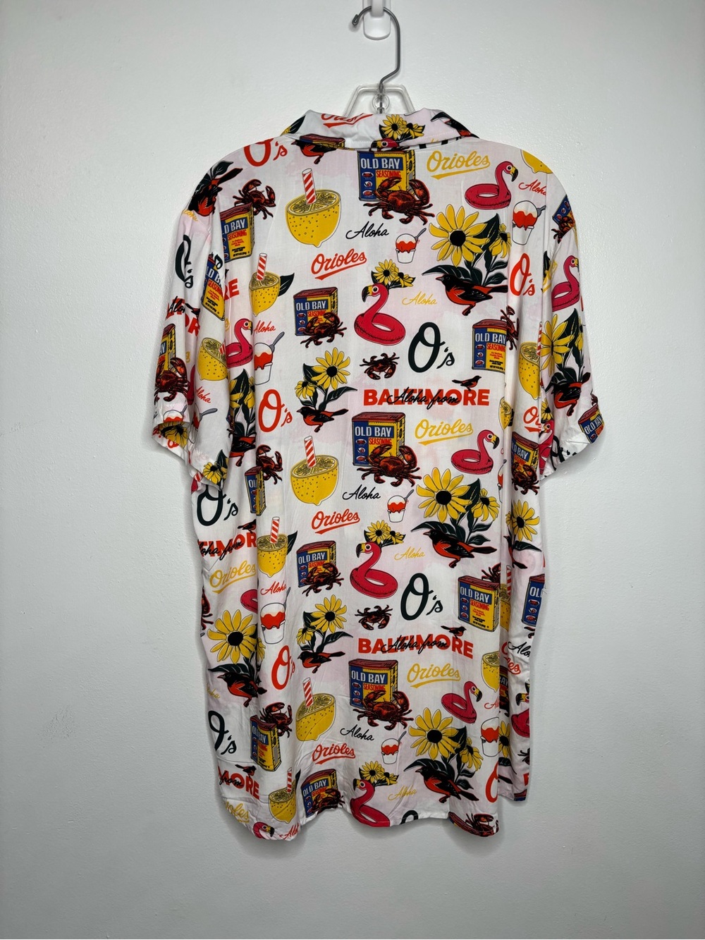 Baltimore Orioles Hawaiian Button Down Shirt XL - Picture 2 of 6